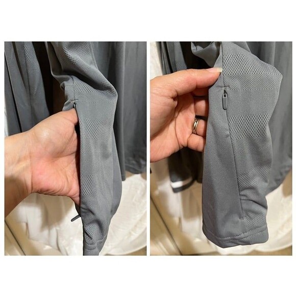 Adidas Mens Track Jacket Gray 1/4 Zip Activewear ASU Arizona State Sun Devils - Picture 4 of 12